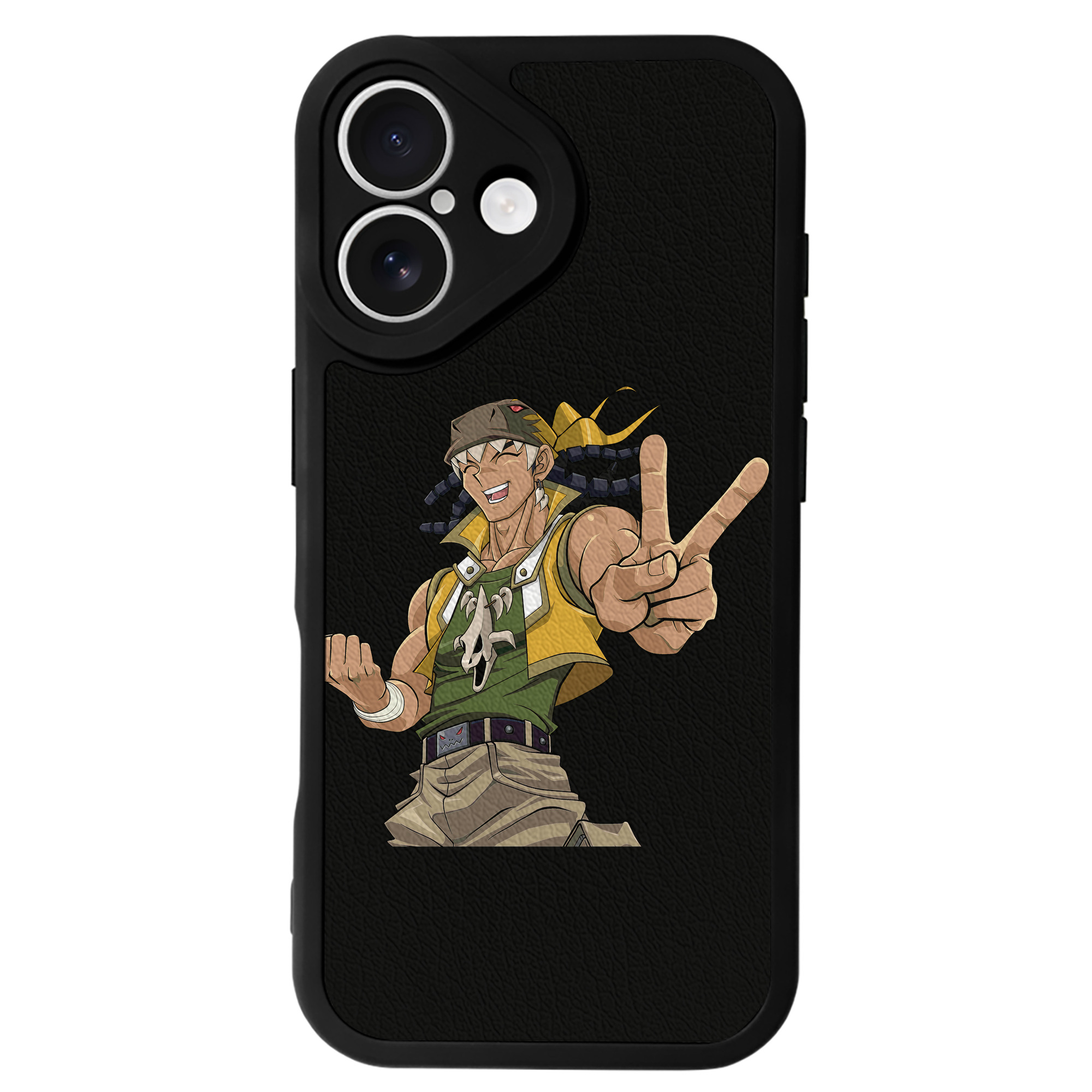 （画像用） 遊☆戯☆王 Yu-Gi-Oh! 【iPhone 16シリーズ対応】シリコンスマホケース（レザー調） 材質：シリコン